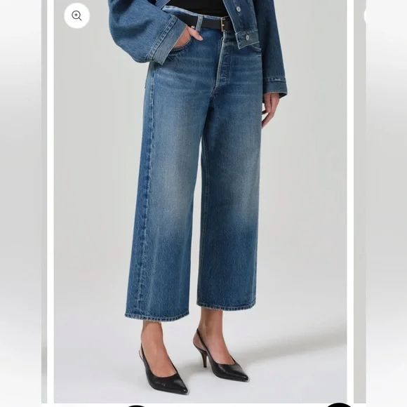 CITIZENS OF HUMANITY Gaucho Vintage Wide Leg In Oasis - Picture 2 of 14